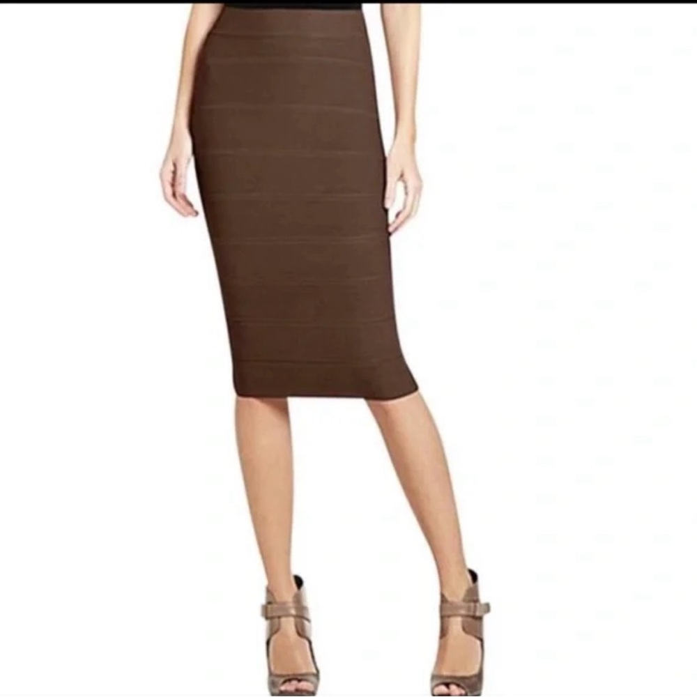 BCBGMAXAZRIA - Leger Skirt - Dark Cinder - Small